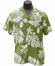 Original Hawaiihemd - Tiare - Green - Paradise Found Modell: TIAGreen